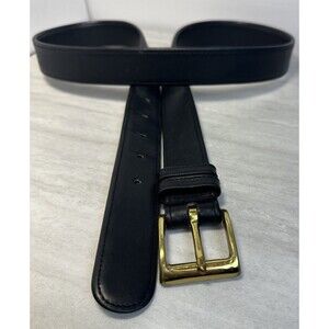 Vintage Coach Men’s Black 2601 Leather Belt Size 42 Made in New York City